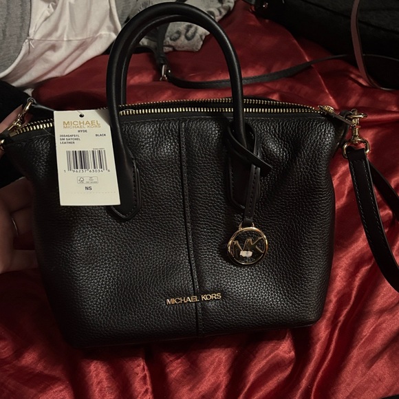 Hyde Small Pebbled Leather Satchel - Picture 1 of 1